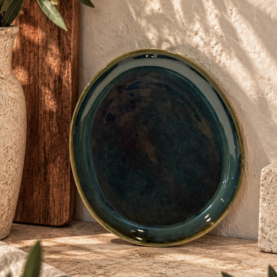 Veda Uneven Deep Sided Snack Plate