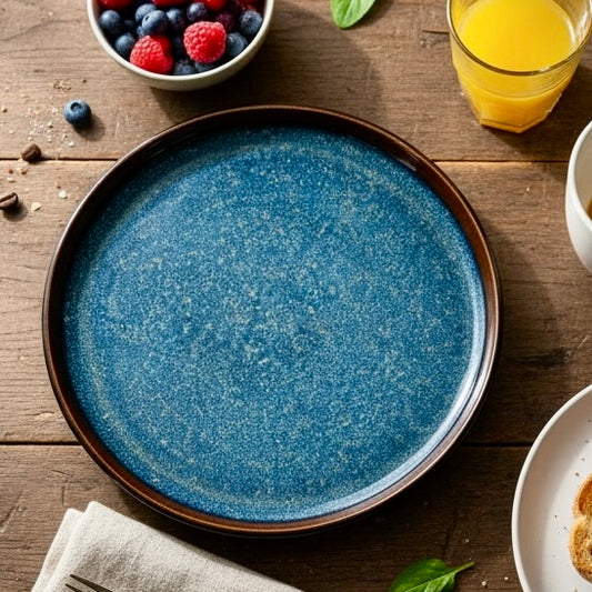 Royal Venetian Studio Pottery Deep Sided Snack Plate - Pack of one