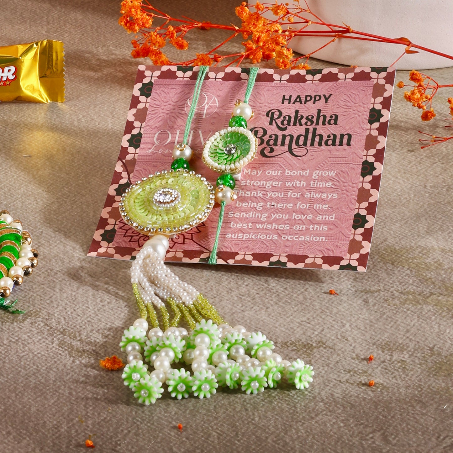 Mini Rakhi Gift Hamper - Sibling Affection for Bhaiya Bhabhi
