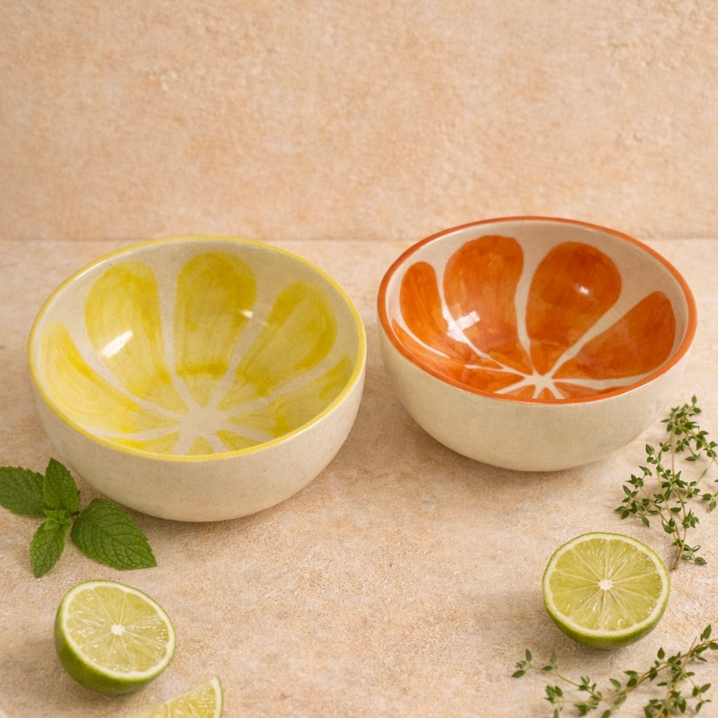 Lemonade and Citrus All Purpose Bowls - pack of two