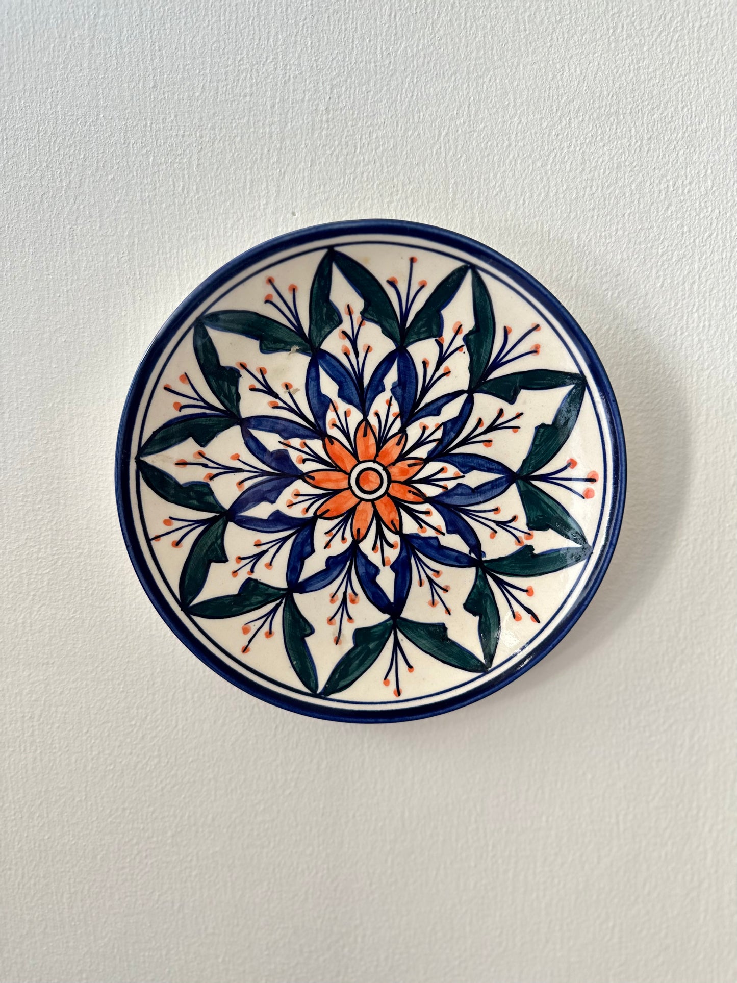 Karuna Handpainted Wall Plate Small