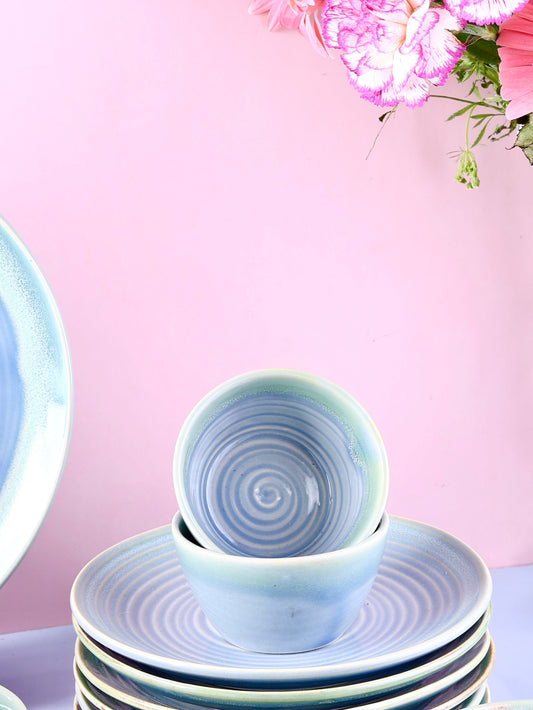 Dreamy Pastel Studio Pottery Portion Bowl - Set of 2