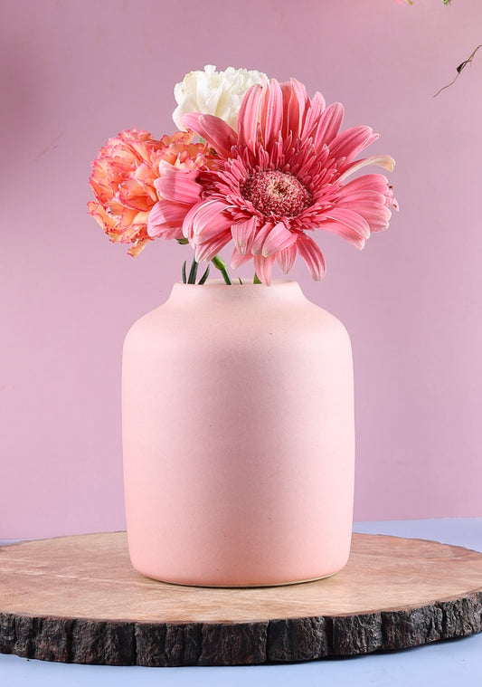 Pastel pink vase