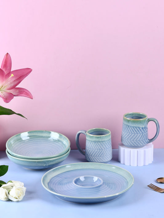 Studio Pottery Dreamy Pastel Snack Set