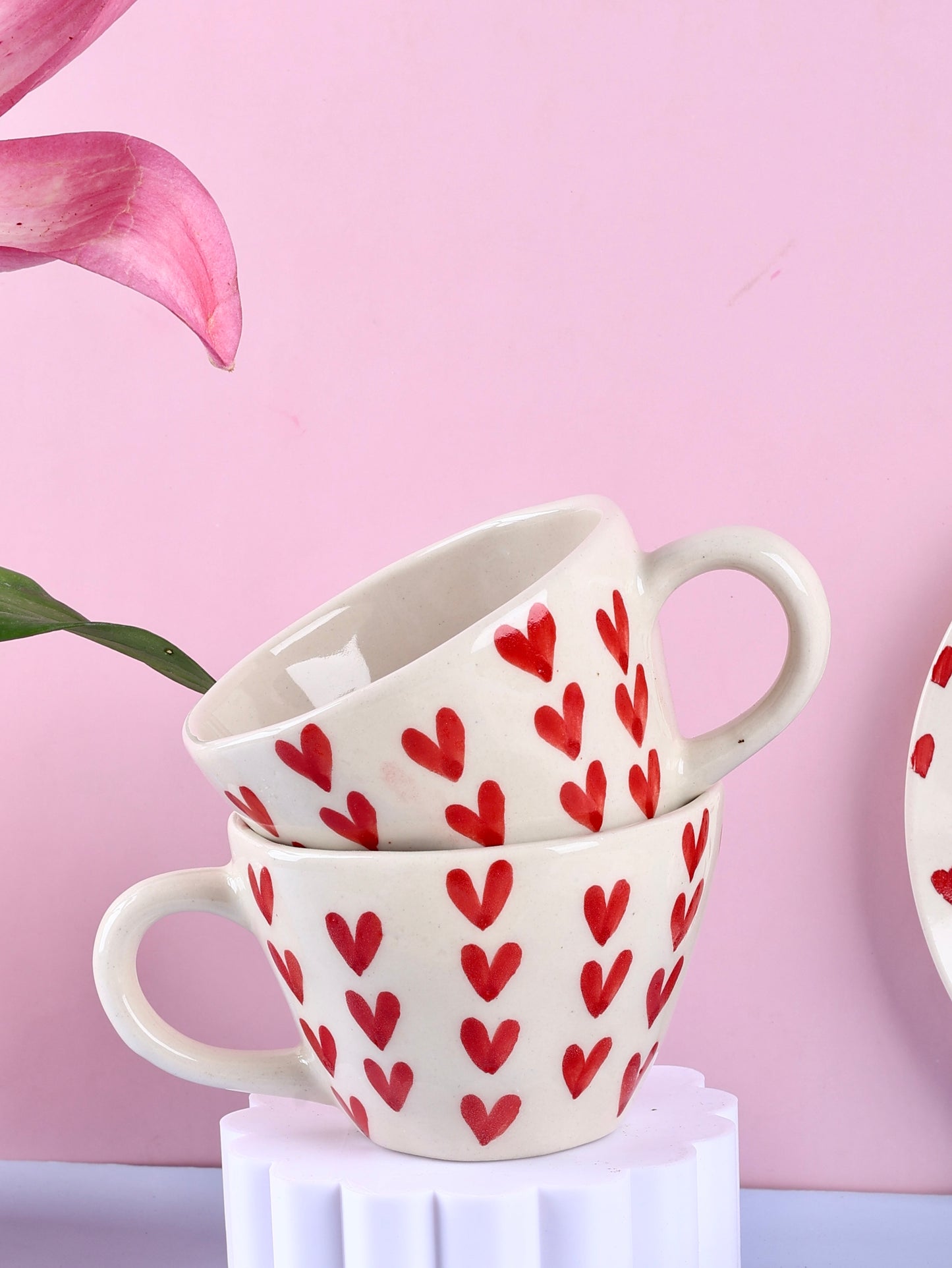 Beating Heart Handmade Mug - Pack of 2