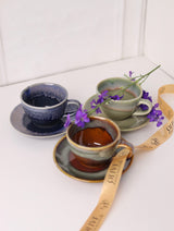 Miranda Studio Pottery Cup and Saucer Set