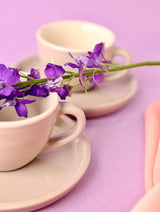 Gigi Stoneware Cup and Saucer Set - High Tea Breakfast Collection