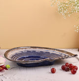 Studio Pottery Havana Spiral Shell Platter