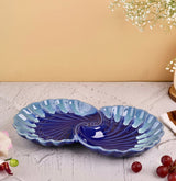 Studio Pottery Double Shell Platters