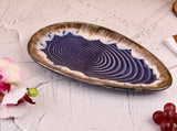 Havana Oblong Blue Shell Platter