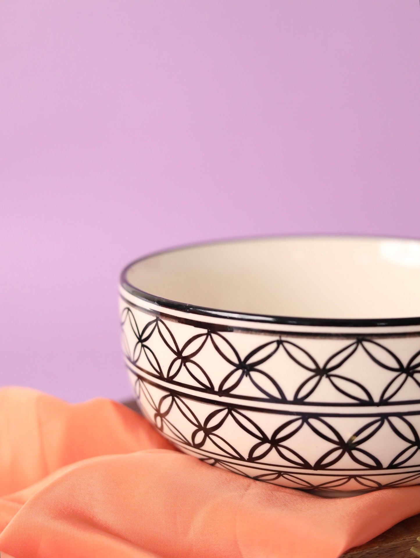 Black Leaf Stoneware Serving Bowls