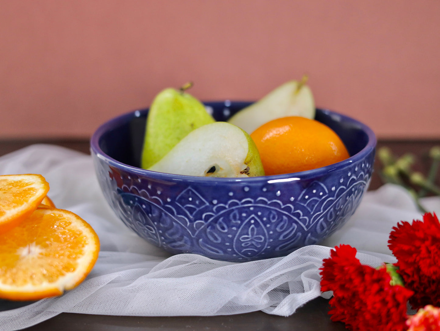 Blue Renee Studio Pottery Serving Bowl Large