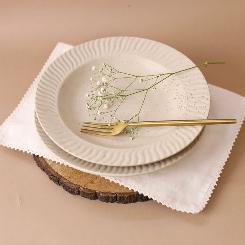 Colourpop White Speckled Pasta Plate Large